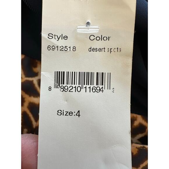 BLACK HALO Montez Belted Sheath Dress Size 4 NWT - Picture 5 of 11